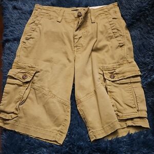 American Eagle Outfitters Men's Khaki Cargo Shorts